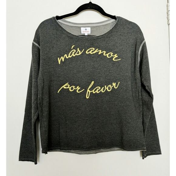 Sundry Mas Amor Por Favor Top - Size 1 - NWT - Picture 1 of 6